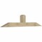 Ekena Millwork Portland Rough Sawn Timber Gable Bracket, Douglas Fir, 84"W x 17"H x 6"D x 6"F, 5/12 Pitch GBW084X17X0606POR00RDF - alternate 2